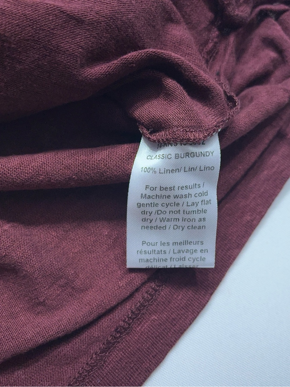 Todd Snyder Linen T Shirts Mens Small Coconut Sail Blue Burgundy Lot If Three - Picture 10 of 10